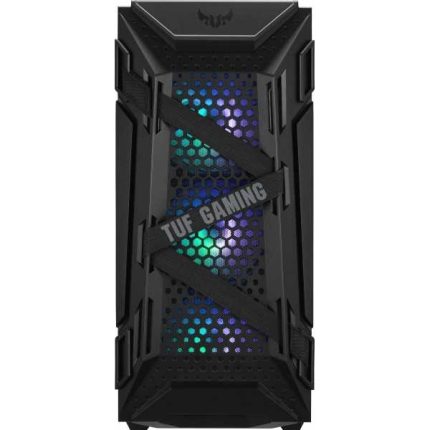 Boîtier PC ASUS TUF Gaming GT301 au format ATX avec panneau latéral en verre trempé