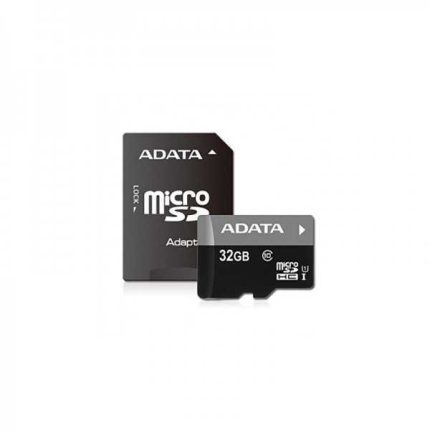 Carte Mémoire ADATA Micro SDHC Class 10 avec Adaptateur (AUSDH16GUICL10-RA1)