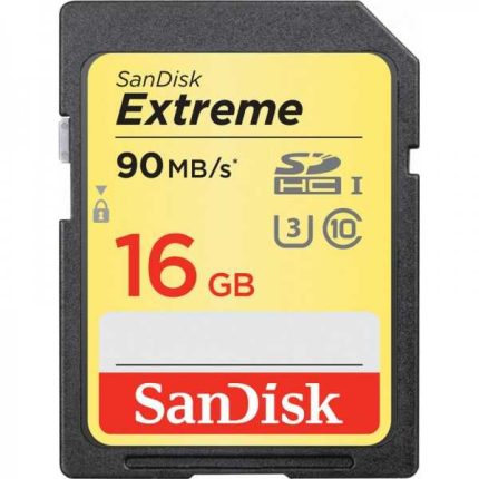 Carte SDHC SanDisk Extreme UHS-I 16GB (SDSDXNE-016G-GNCIN)
