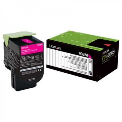 Cartouche d'encre d'origine Lexmark Magenta 702M - 1000 pages Standard