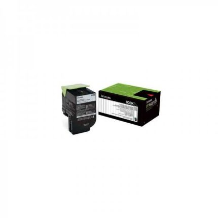 Cartouche de toner Lexmark Noir 808K du Programme de retour - 1000 pages