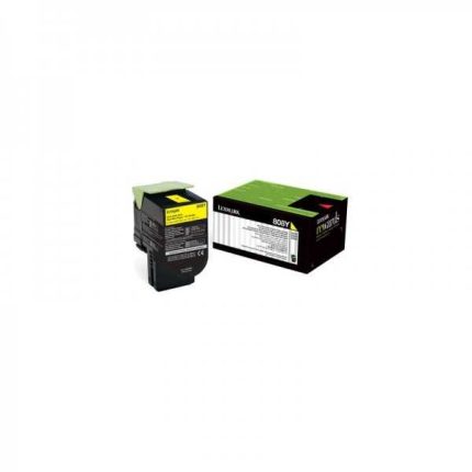 Lexmark 808Y Jaune - Toner Lexmark d'origine (80C80Y0)