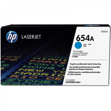 HP 654A Cyan (CF331A) - Toner HP LaserJet d'origine